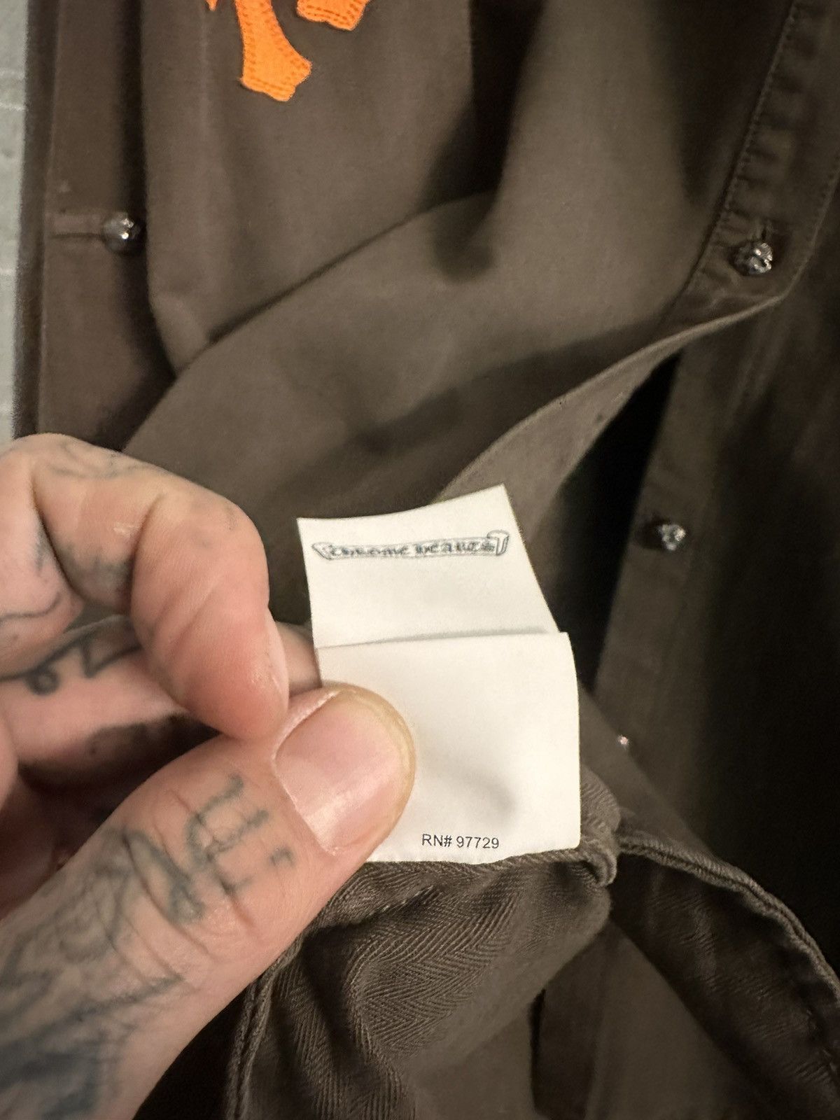 Chrome Hearts Chrome Hearts Cross FLOODED 1/1 Jacket Shirt M-XL Size US M / EU 48-50 / 2 - 15 Thumbnail