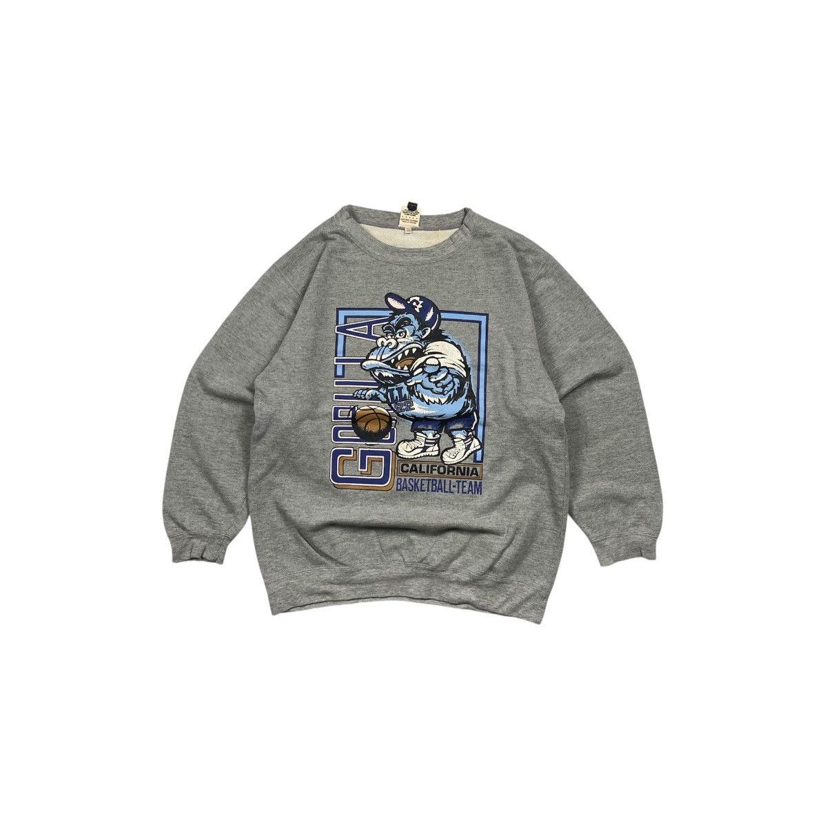 Other y2k Sunbody Japan Gorilla Basketball Crewneck Size US S / EU 44-46 / 1 - 1 Thumbnail