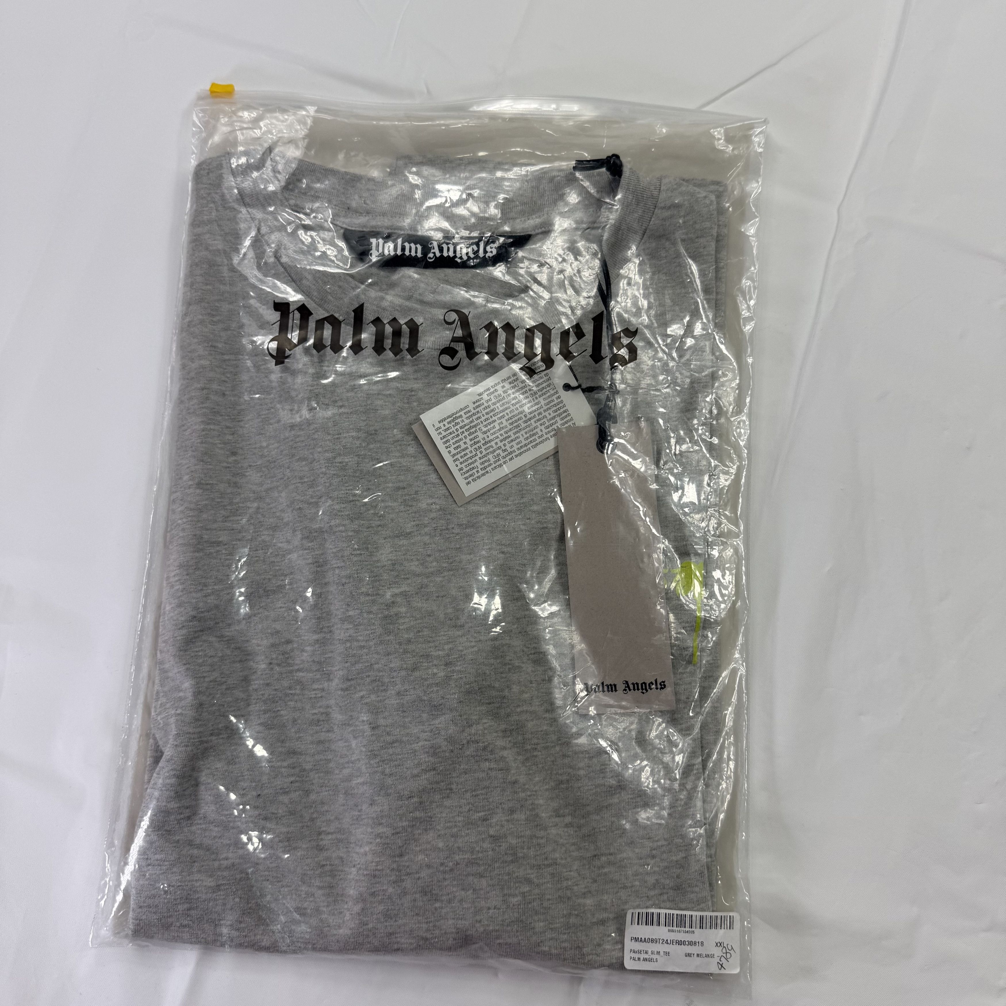 Palm Angels Palm Angels x The Setai Miami Beach Grey Slim Tee XXL Size US XXL / EU 58 / 5 - 7 Thumbnail