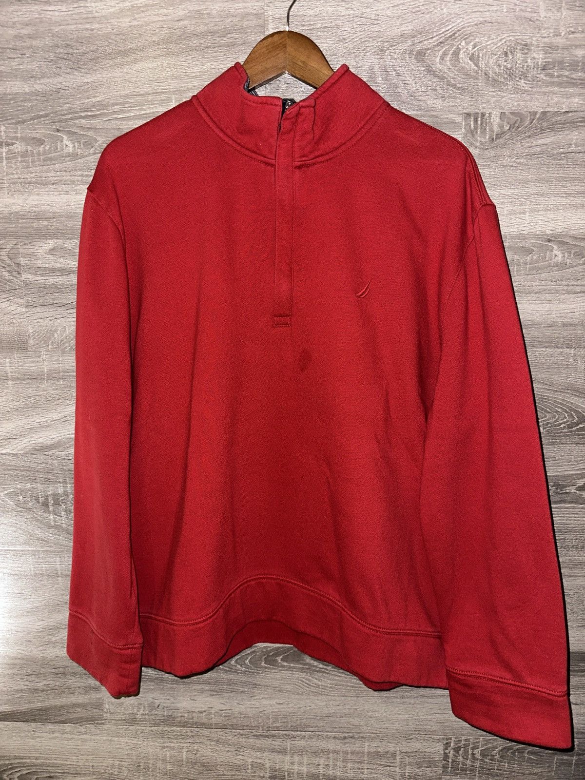 Nautica Nautica Quarter-Zip Pullover – Red Size US L / EU 52-54 / 3 - 2 Thumbnail