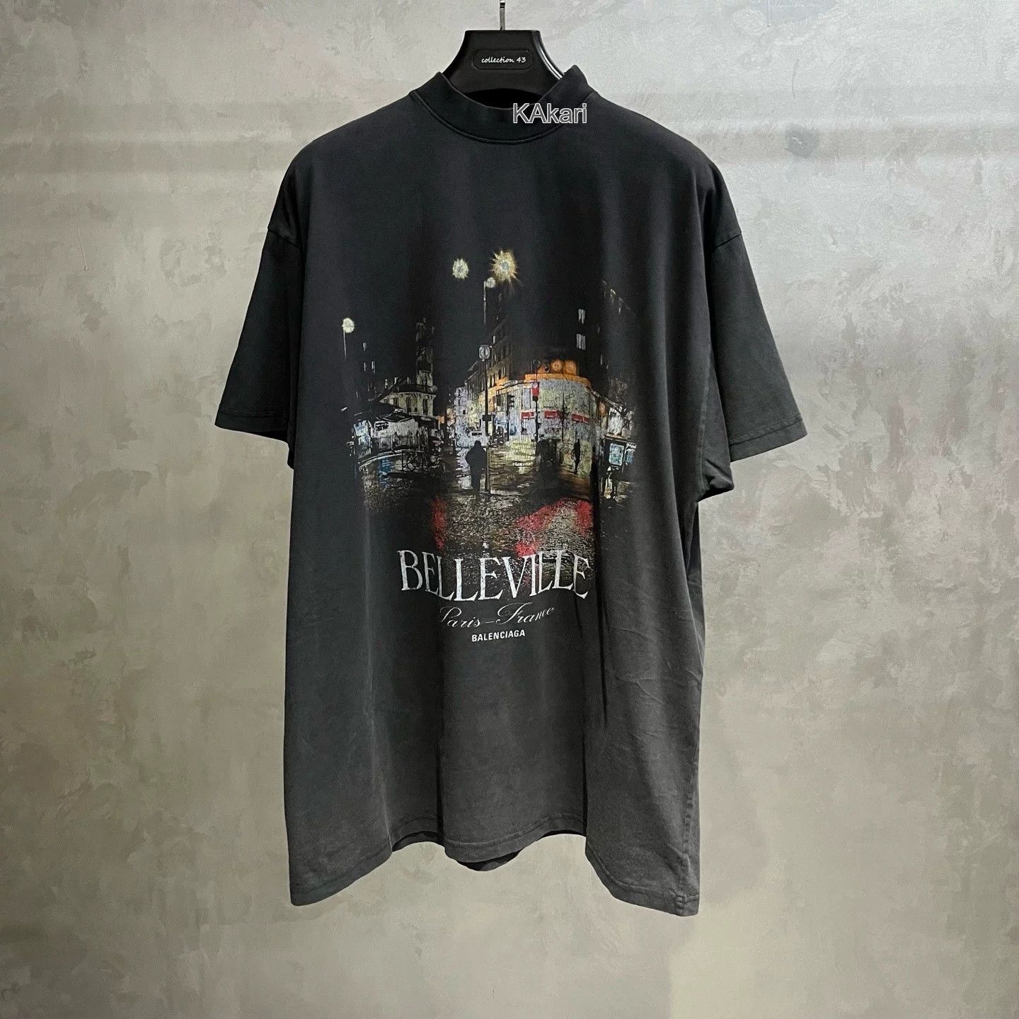 Balenciaga Balenciaga Black Letter Print Crew Neck T-shirt Size US S / EU 44-46 / 1 - 1 Thumbnail