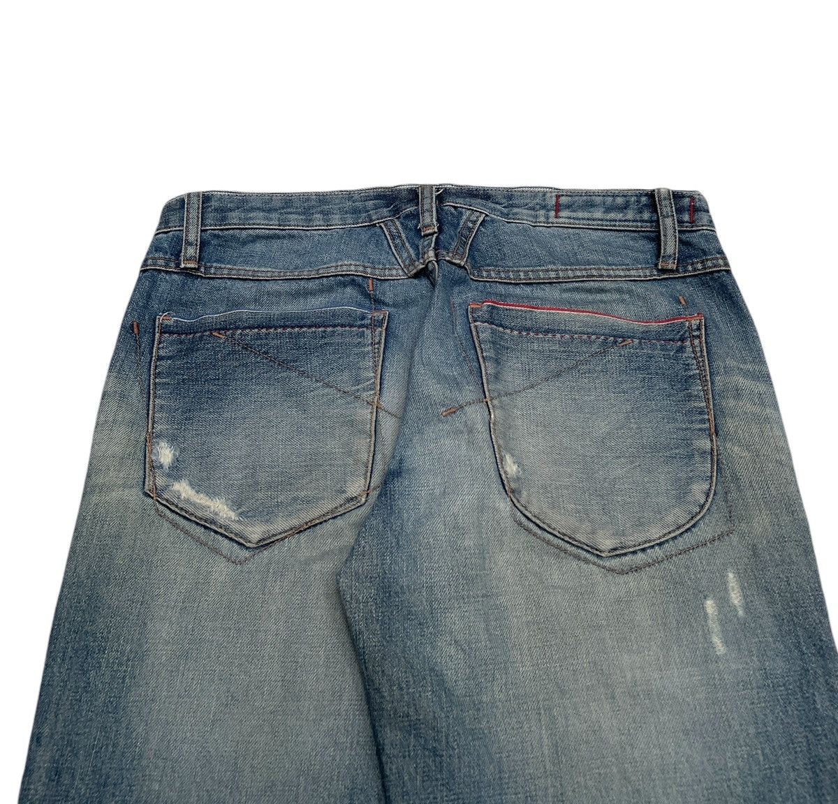 Marithe + Francois Girbaud Rare Vintage Marithe Francois Girbaud Flared Jeans 1990s Size US 31 - 4 Thumbnail