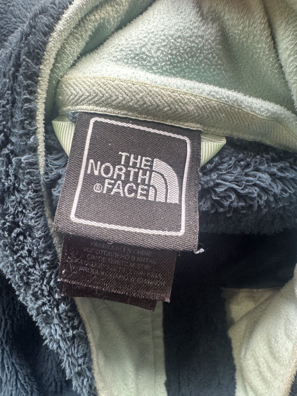 The North Face The North Face Fuzzy Osito Teal Blue Zip Up Fleece Jacket Size L / US 10 / IT 46 - 3 Thumbnail