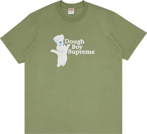 image of Supreme Doughboy Tee in Light Olive, Men's (Size Medium)