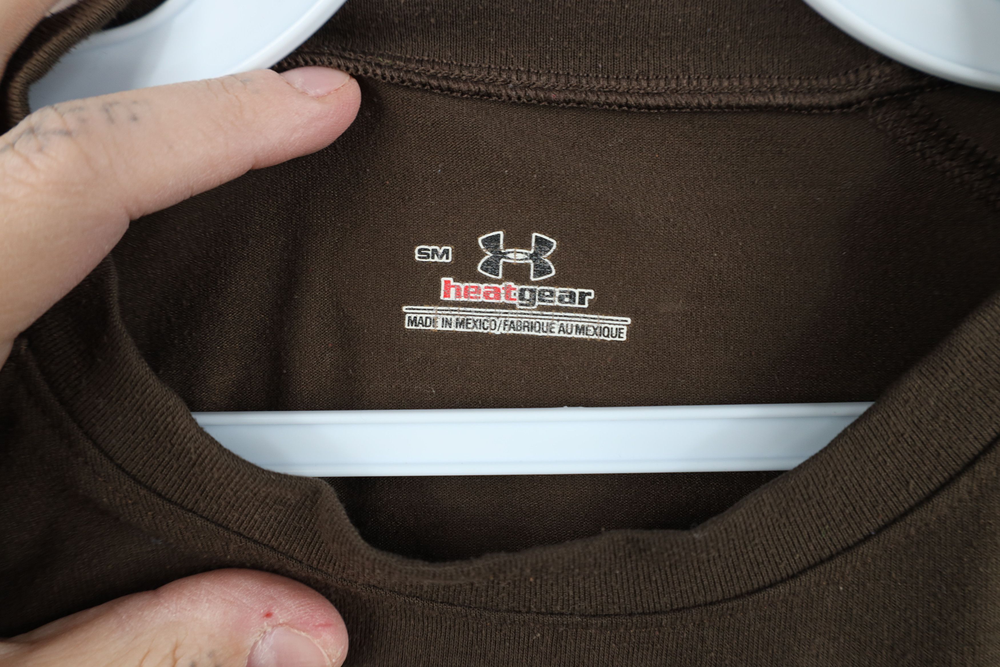 Under Armour Vintage Y2K Under Armour Tactical Long Sleeve T-Shirt Brown Size US S / EU 44-46 / 1 - 7 Thumbnail