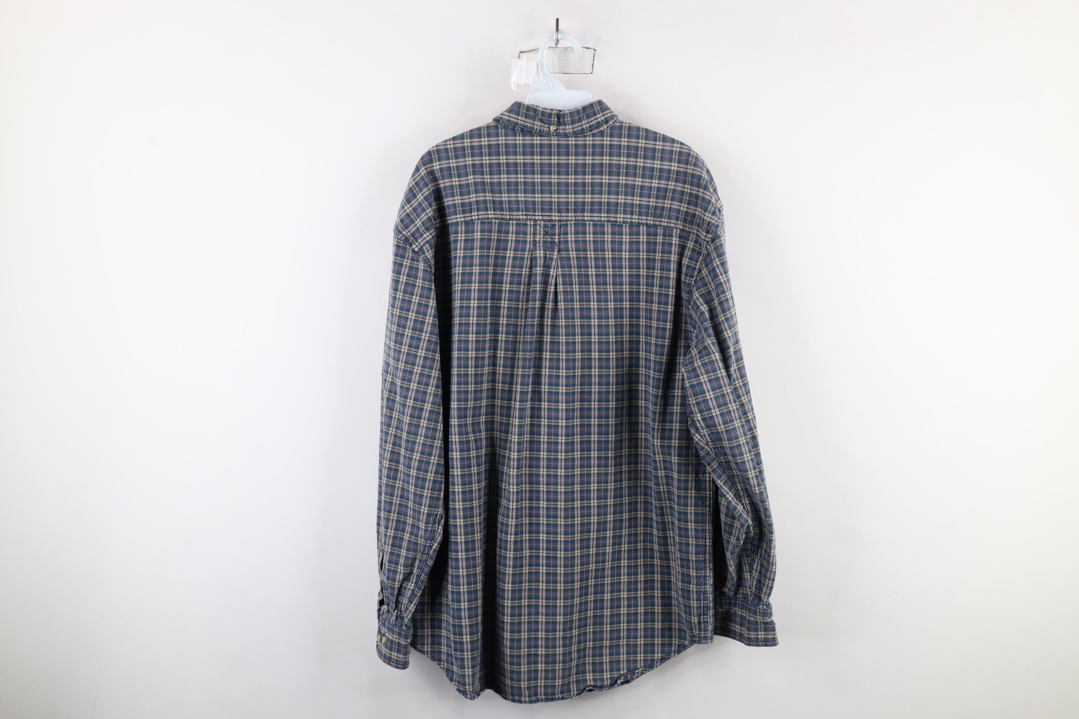 Vintage Vintage 90s Streetwear Heavyweight Collared Button Shirt Size US L / EU 52-54 / 3 - 10 Thumbnail