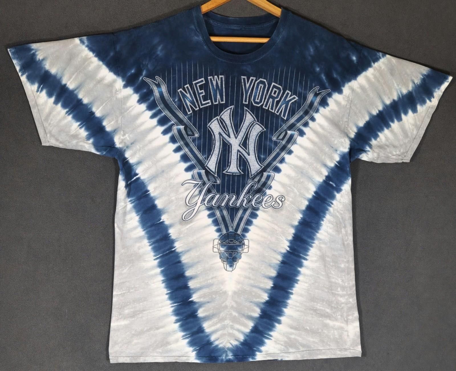 Liquid Blue New York Yankees Tie Dye MLB Baseball Blue White Size XL, #2 Size US XL / EU 56 / 4 - 1 Thumbnail