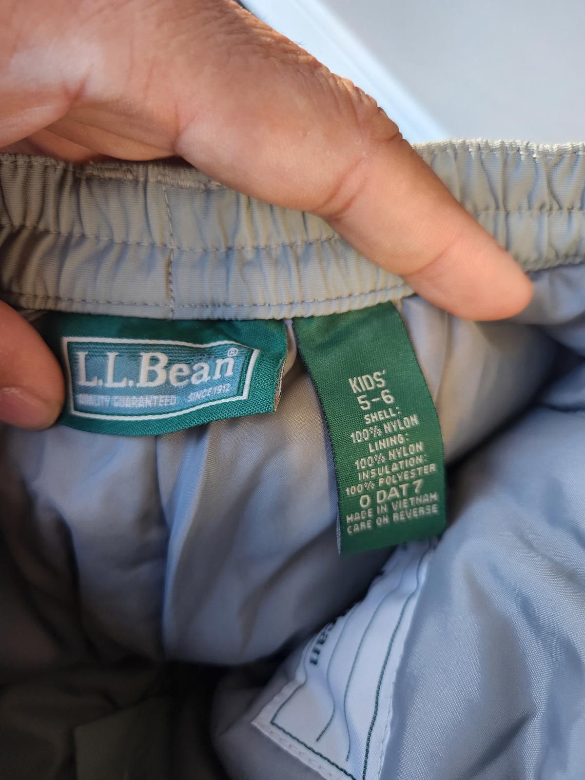 L.L. Bean LL Bean Cold Buster Pants Kids 5-6 Thinsulate Ski Outdoor Size US XXS / EU 40 - 4 Thumbnail