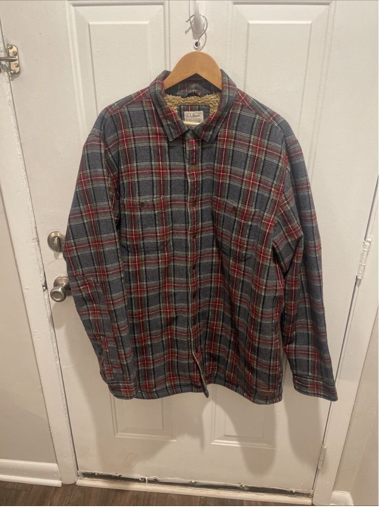 L.L. Bean LL Bean Shirt Men's L Flannel Workwear Size Xl Mens Size US L / EU 52-54 / 3 - 1 Thumbnail