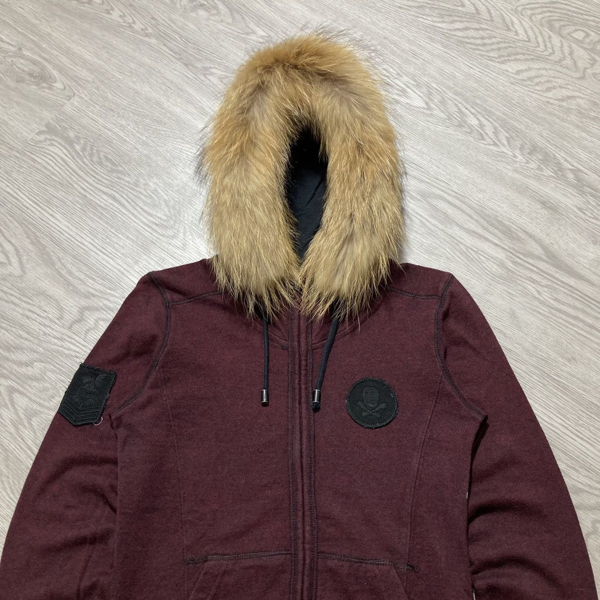 Hysteric Glamour 2000s Buckaro Skull Patch Logo Fur Ziphoodie Lgb Punk Style Size US S / EU 44-46 / 1 - 2 Thumbnail