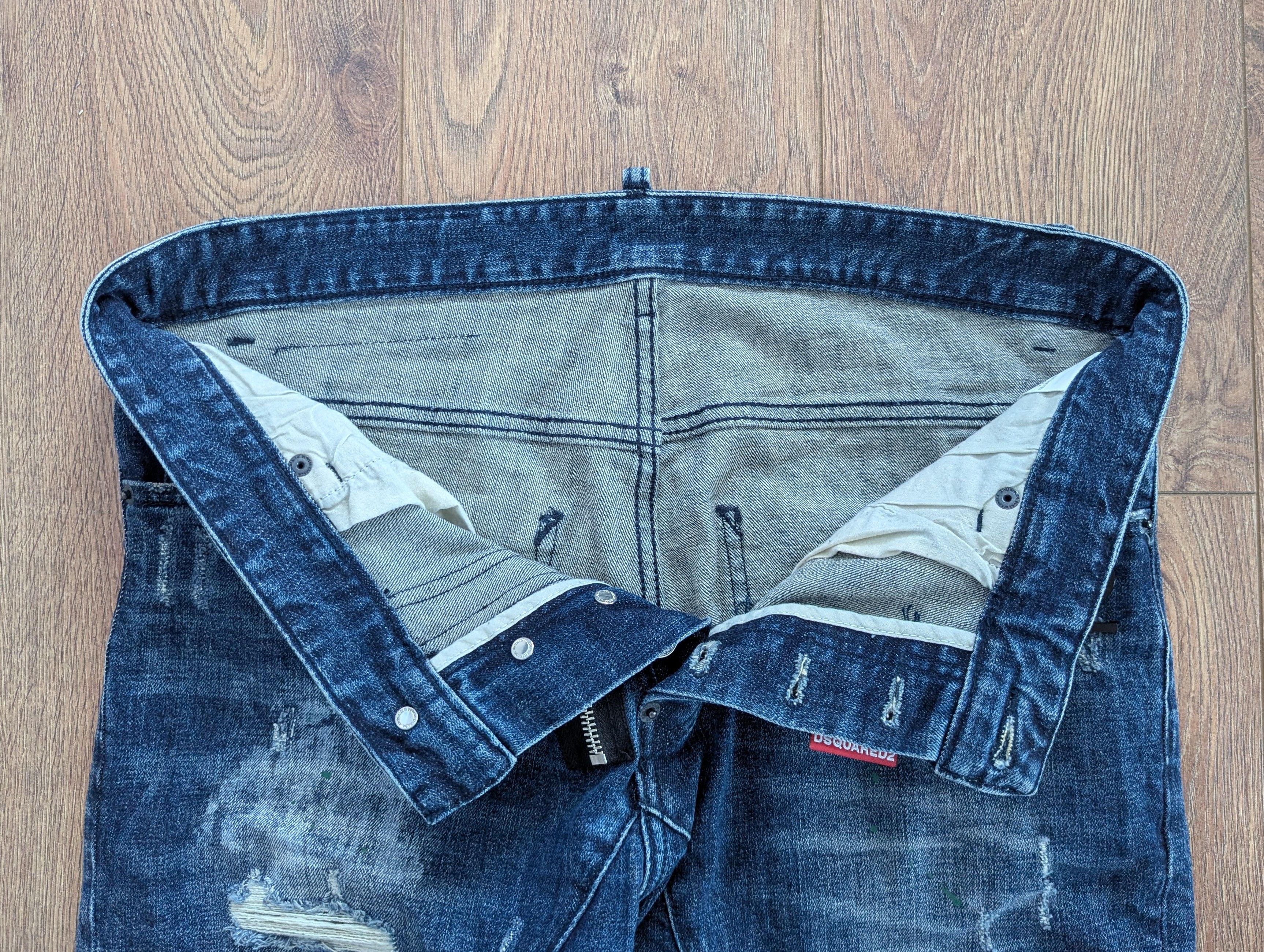 Dsquared2 DSQUARED2 Slim Jean Made In Italy Denim Pants Luxury Brand Size US 34 / EU 50 - 13 Thumbnail