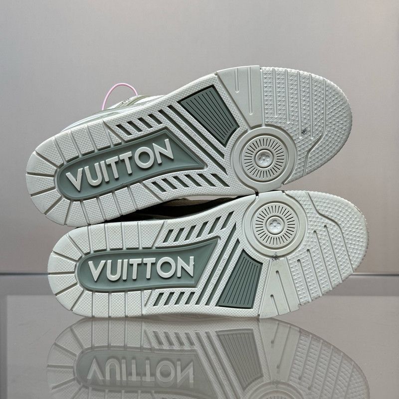 Louis Vuitton Louis Vuitton Green Trainer Low-top Sneakers -2508 Size US 7.5 / EU 40-41 - 7 Thumbnail