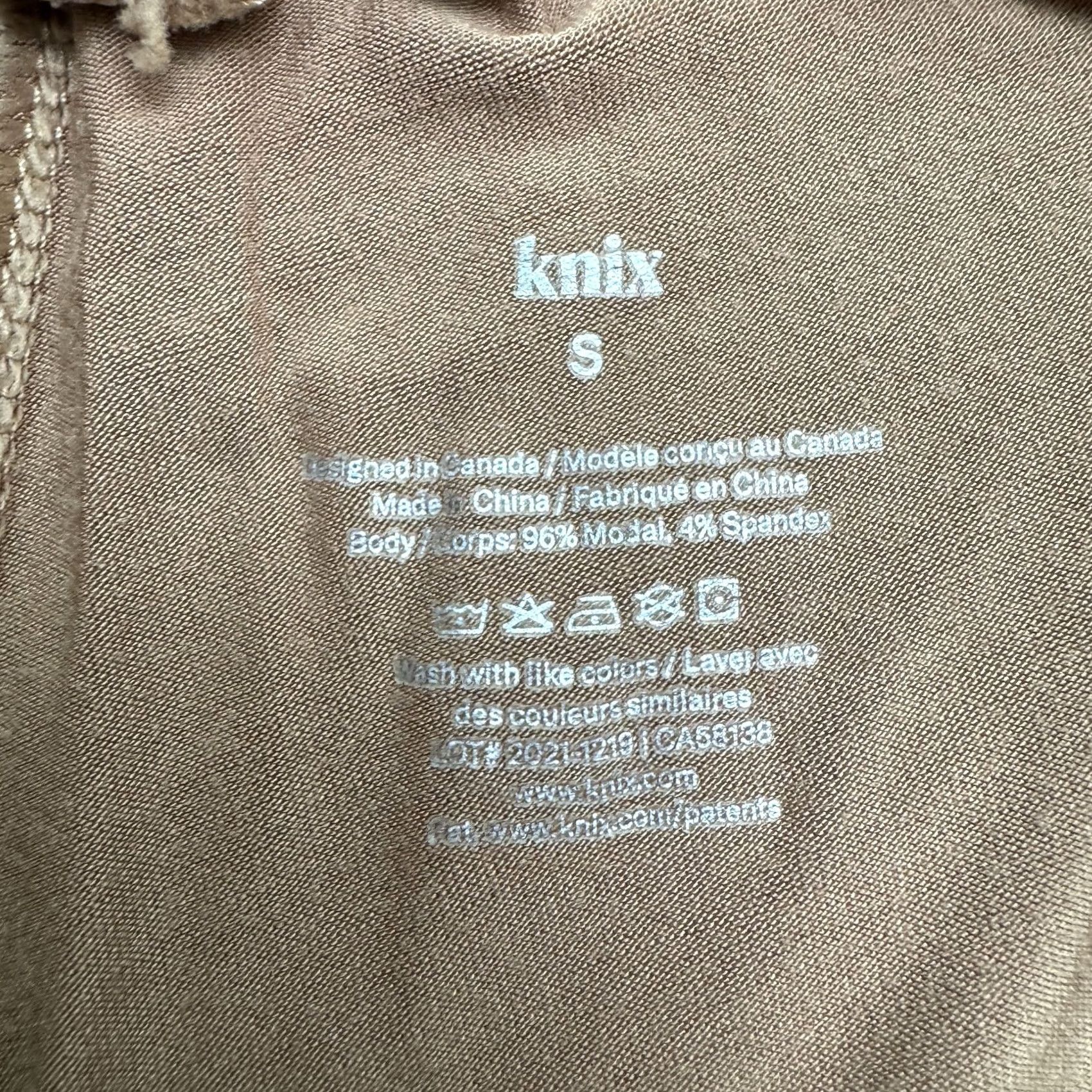 Vintage Knix Lounge Pants Womens Small Camel Brown Modal Elastic Waist Wide Leg Casual Size 28" / US 6 / IT 42 - 6 Thumbnail