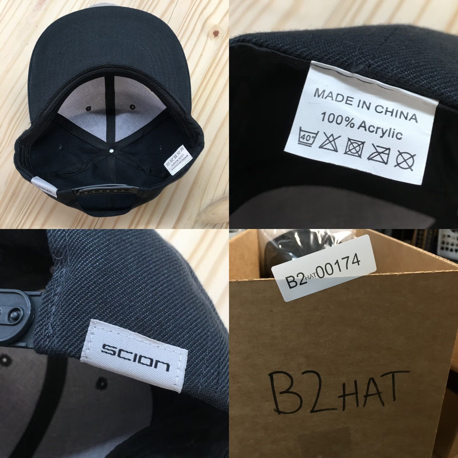 Logo 7 Scion Snapback Hat Mens Gray One Size Adjustable Flat Brim Embroidered Logo Size ONE SIZE - 8 Thumbnail