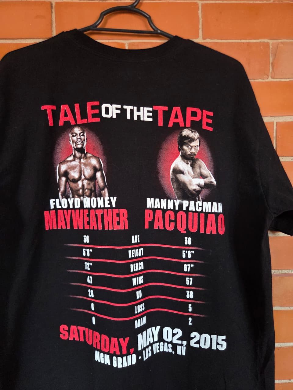 Vintage 2012 Floyd Mayweather vs Pacquiao Size US L / EU 52-54 / 3 - 6 Thumbnail