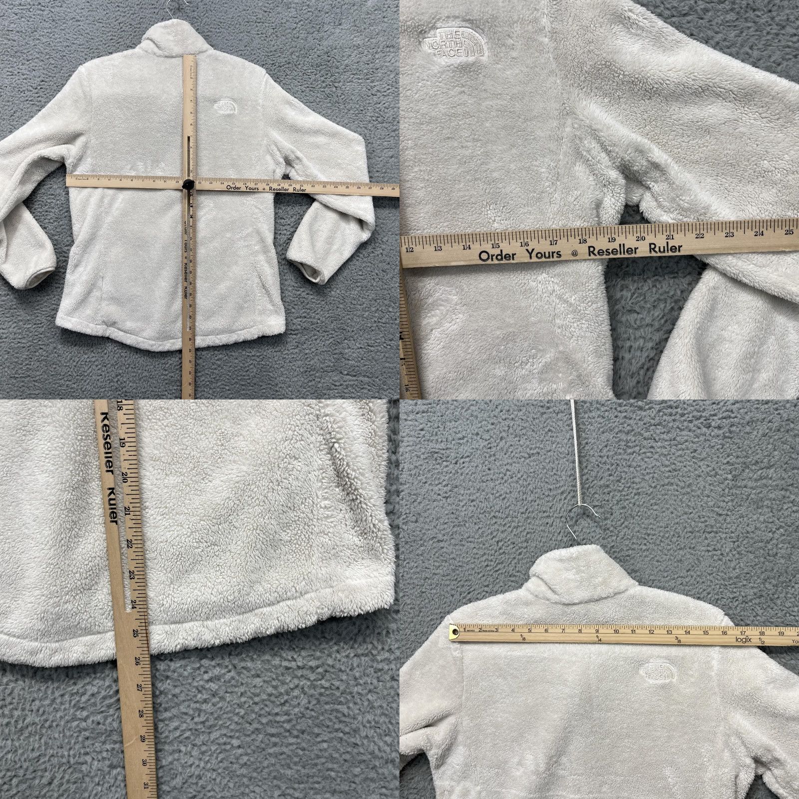 The North Face The North Face Jacket Womens Medium White Fleece Deep Pile Plush Full Zip Size M / US 6-8 / IT 42-44 - 8 Thumbnail