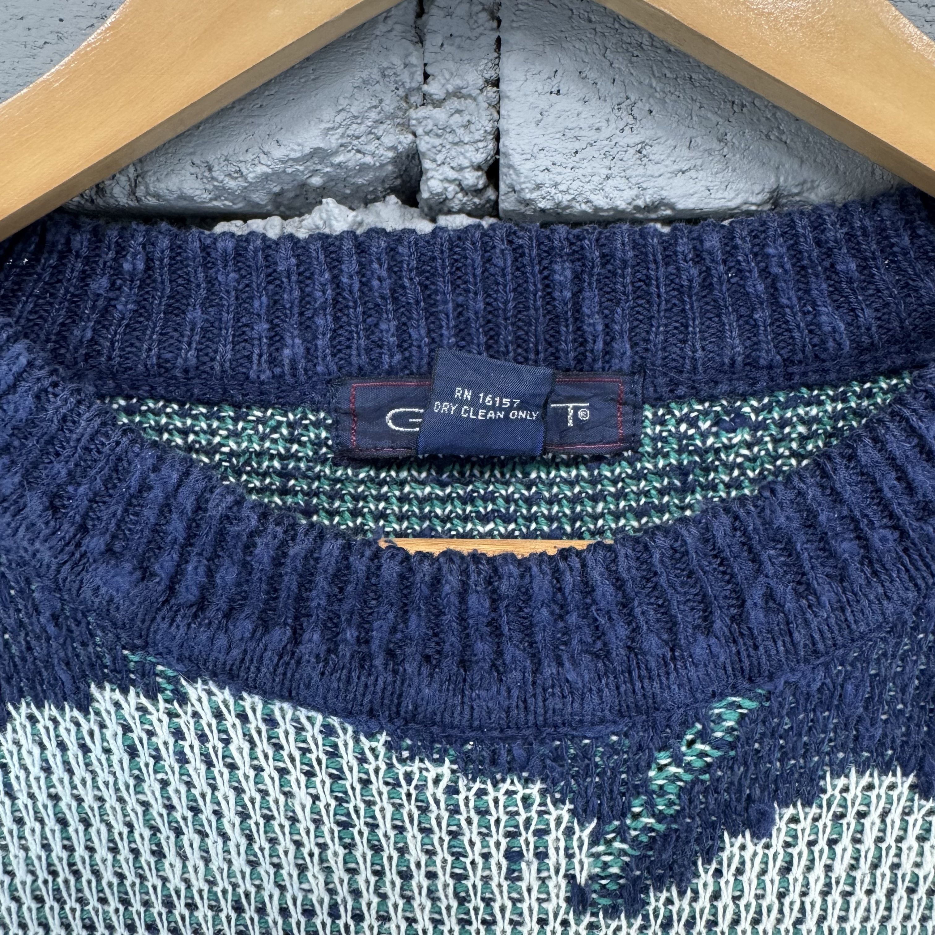 Japanese Brand Vintage 90s Sweater Knitwear Golf Graphic Crewneck Sportwear Size US M / EU 48-50 / 2 - 6 Thumbnail