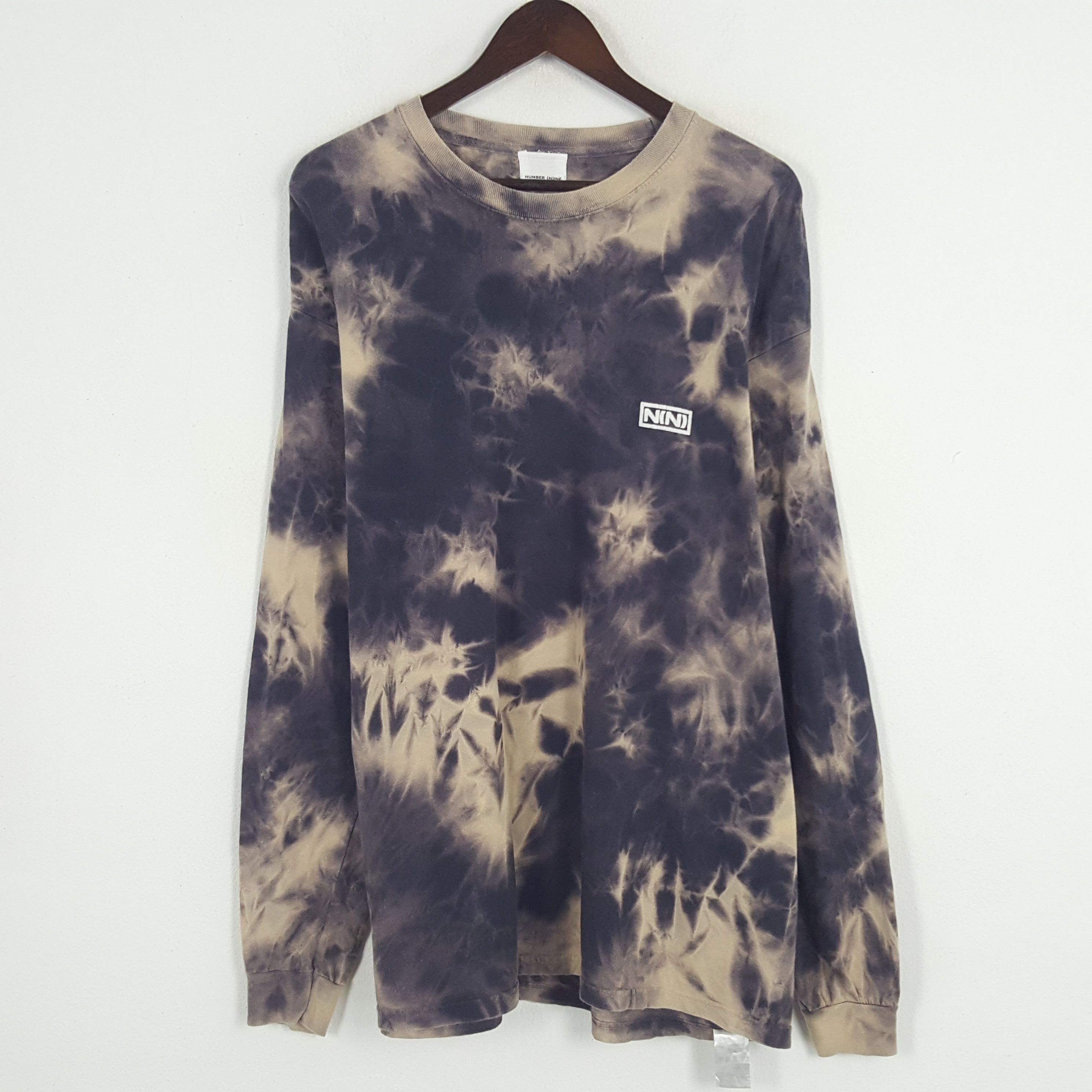 Designer × Number (N)ine × Vintage Vintage Number (N)ine Acid Wash Tshirt Size US XL / EU 56 / 4 - 1 Thumbnail