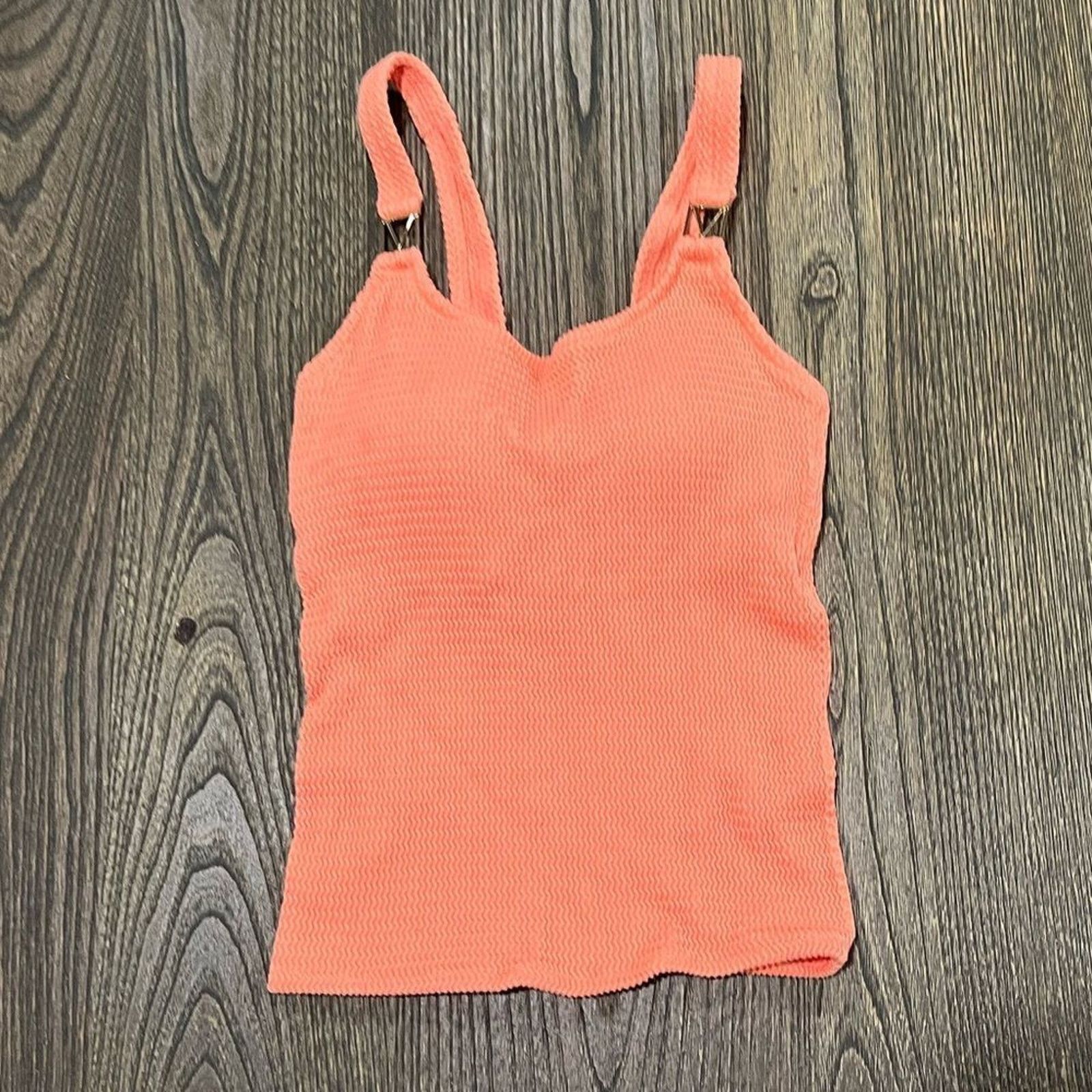 Victoria's Secret NWOT Victoria’s Secret Swim Ribbed Padded Tankini Top Sz XS Size XS / US 0-2 / IT 36-38 - 1 Thumbnail