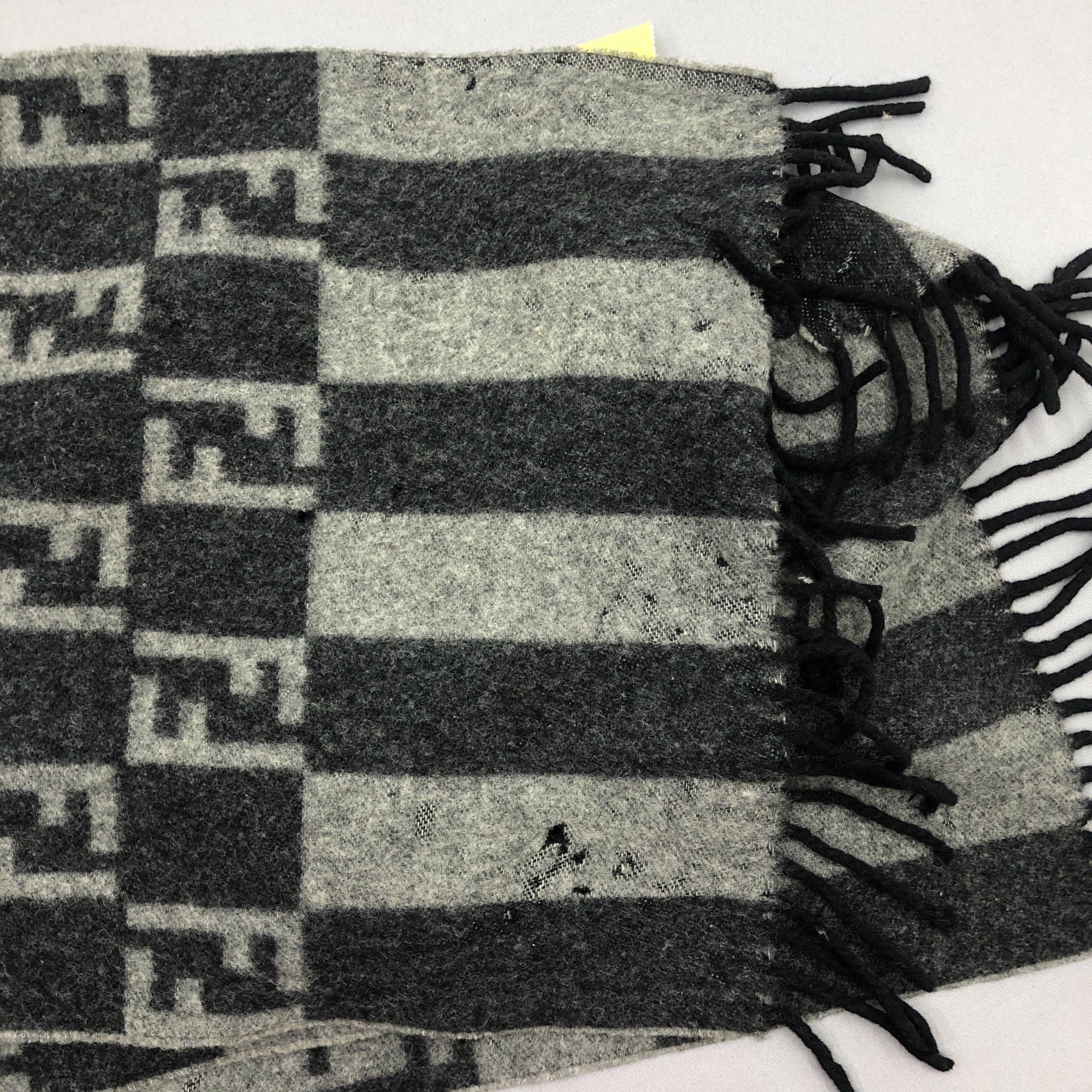 Fendi Vintage Fendi Scarf Muffler FF Monogram Roma Wool Scarves Size ONE SIZE - 9 Thumbnail