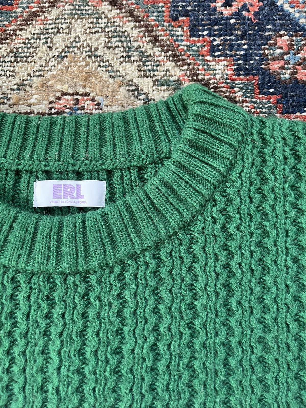 ERL Green Stripe Sweater Size US XXL / EU 58 / 5 - 3 Thumbnail