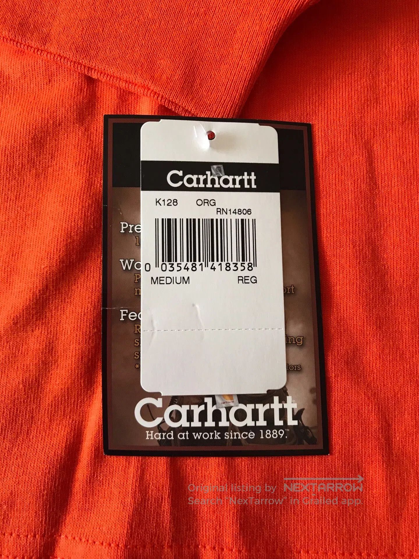 Carhartt Carhartt K128 Henley Long. Size US M / EU 48-50 / 2 - 8 Thumbnail