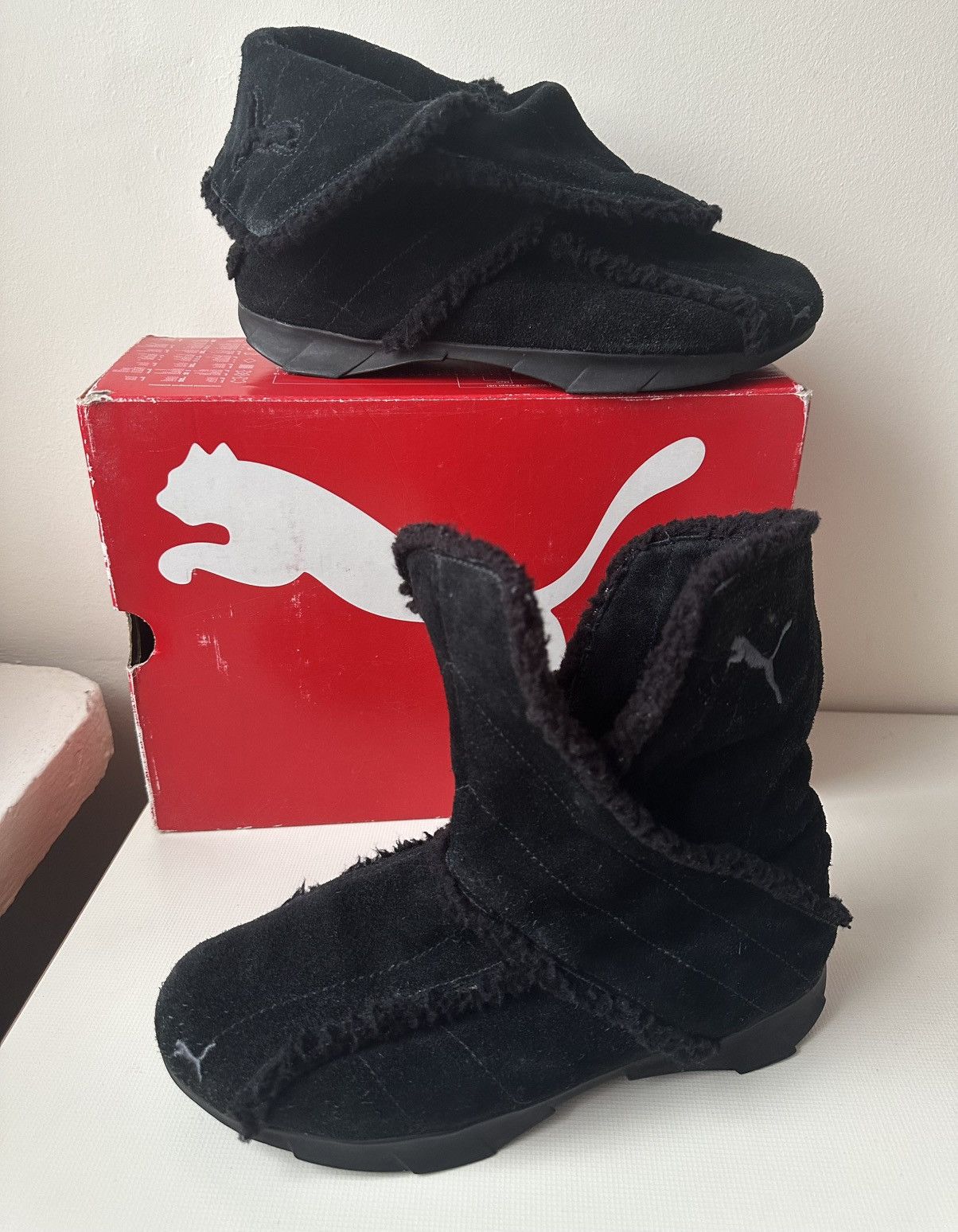 Puma Puma Yutori Fuyu (2007) black suede sneakers archive japan Size US 8 / IT 38 - 1 Thumbnail