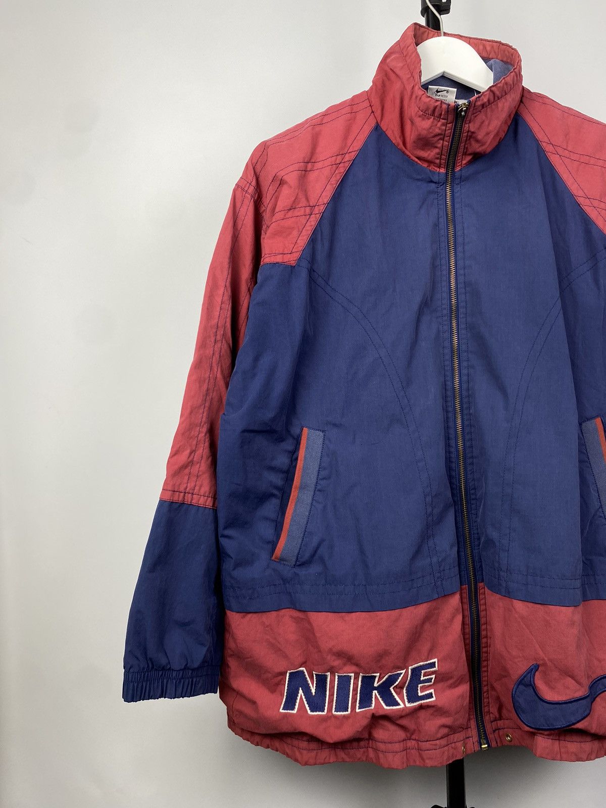 Nike × Vintage 90’s NIKE BIG LOGO TRACK JACKET Y2K Size US M / EU 48-50 / 2 - 3 Thumbnail