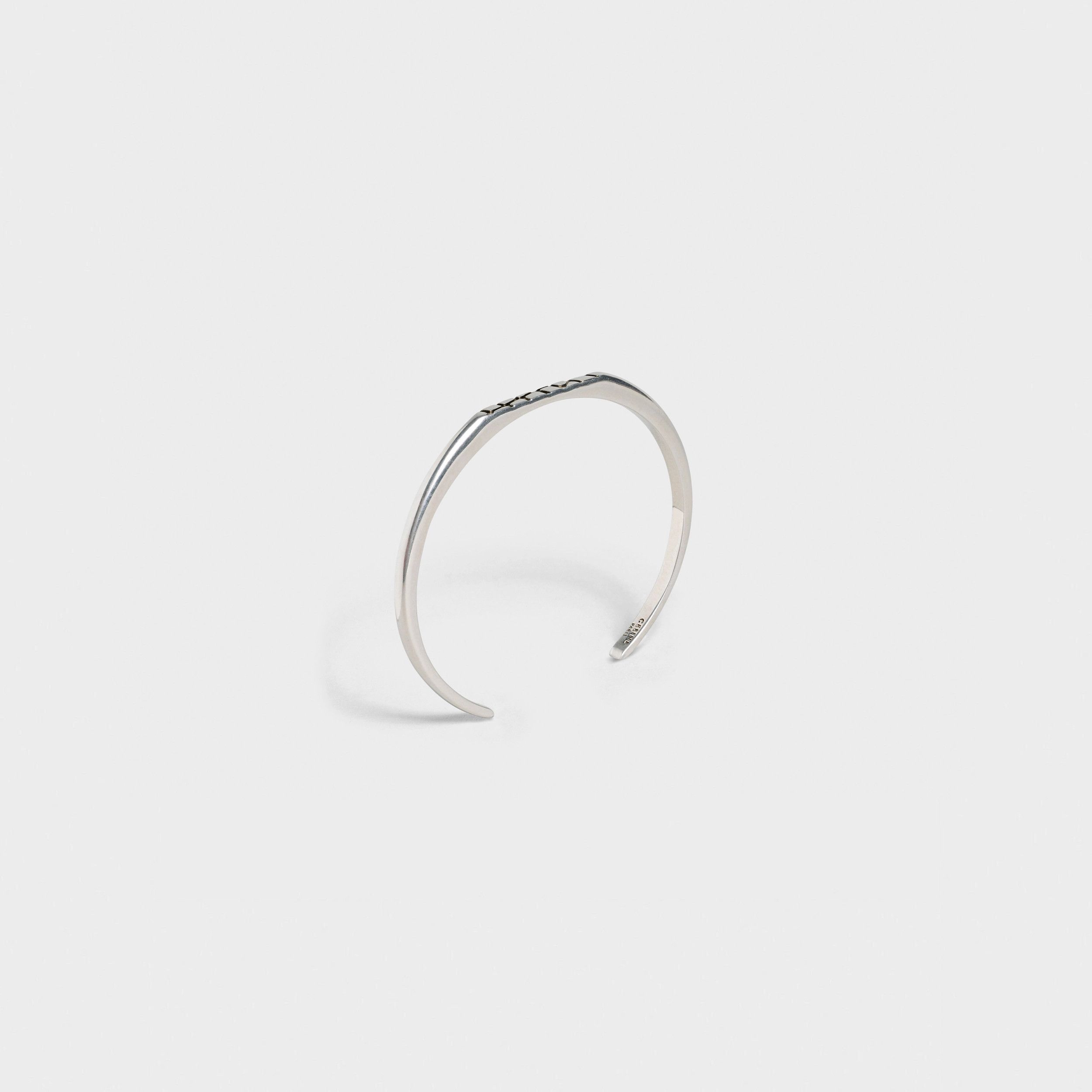 Celine o1bcso1str1024 Size: OS / Animals Flat Bracelet in Silver Size ONE SIZE - 2 Thumbnail