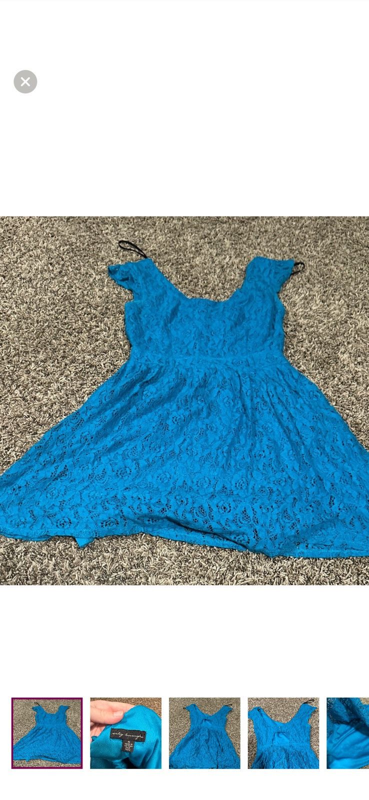 Other Blue cute lace dress Size M / US 6-8 / IT 42-44 - 1 Thumbnail