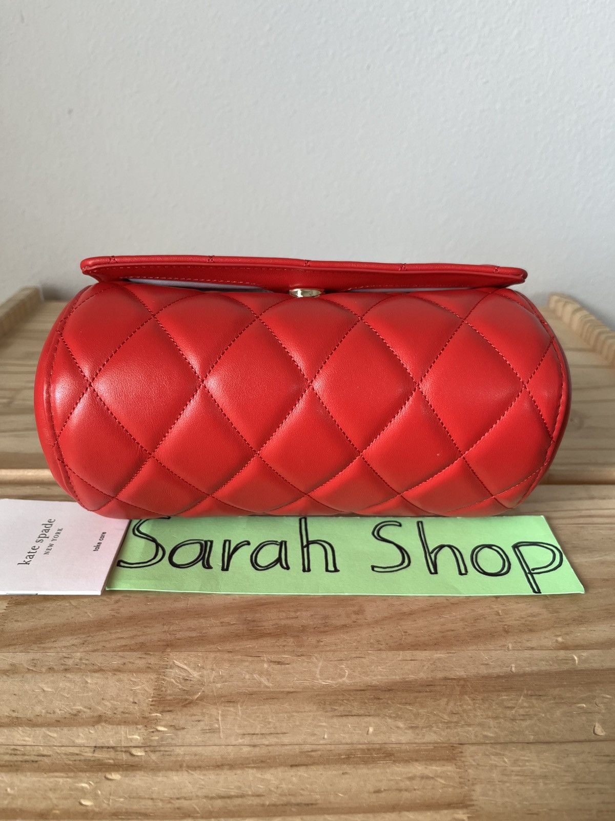Kate Spade Kate Spade Heart Barrel Quilted Crossbody Size ONE SIZE - 6 Thumbnail