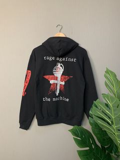 Rage against the discount machine zip hoodie