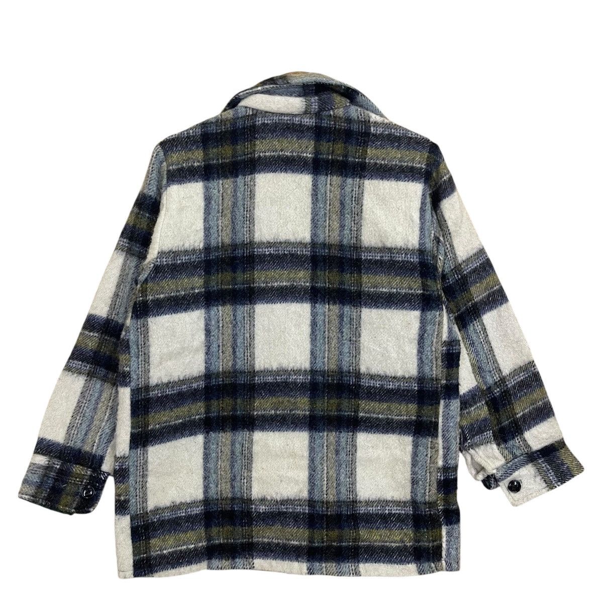 Japanese Brand Wool Checked Flanel Issey Miyake Style Jacket Size US M / EU 48-50 / 2 - 10 Thumbnail
