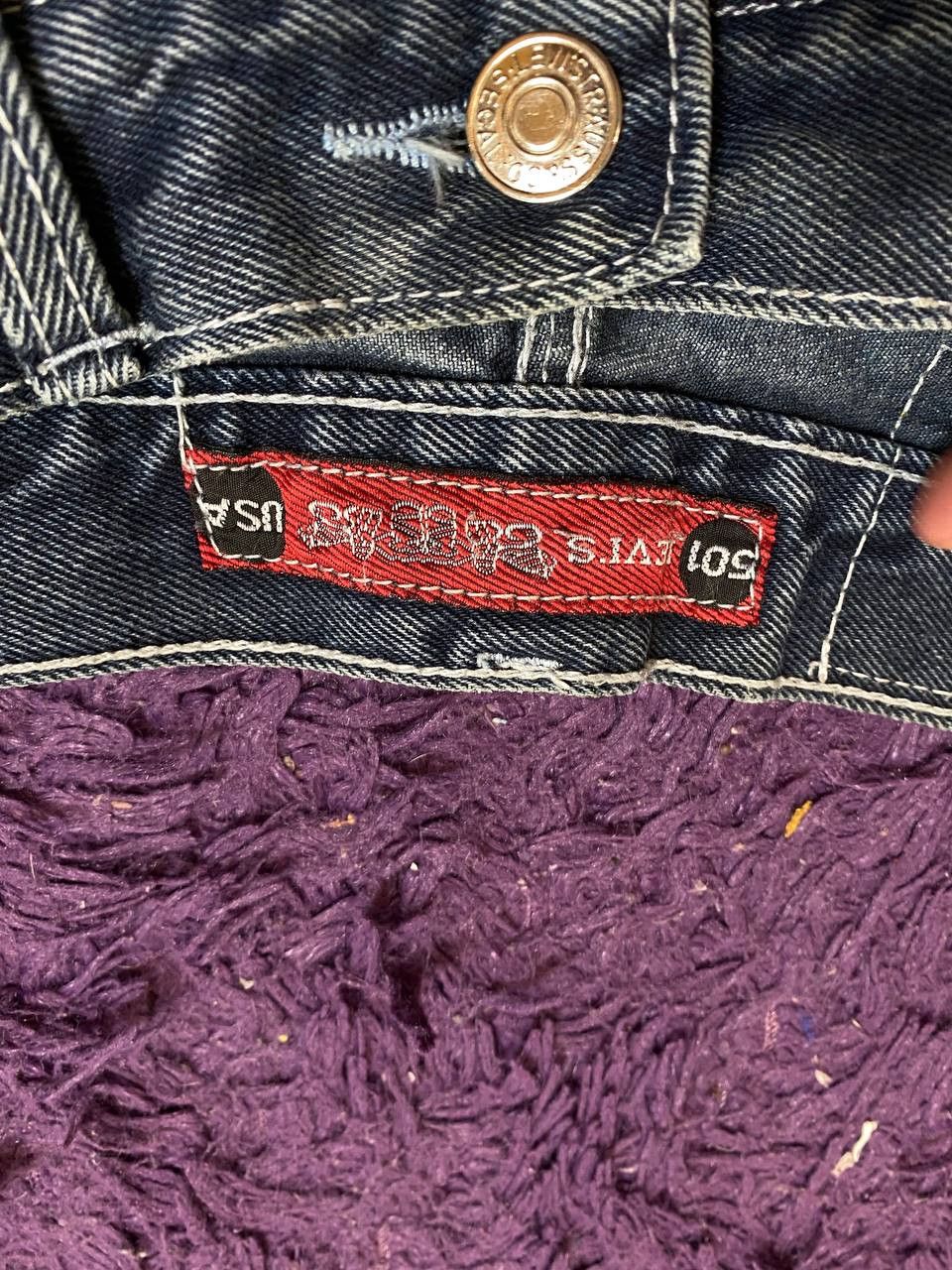 Levi's streetwear jeans pants Levi's 501 Y2K vintage Size US 33 - 2 Thumbnail