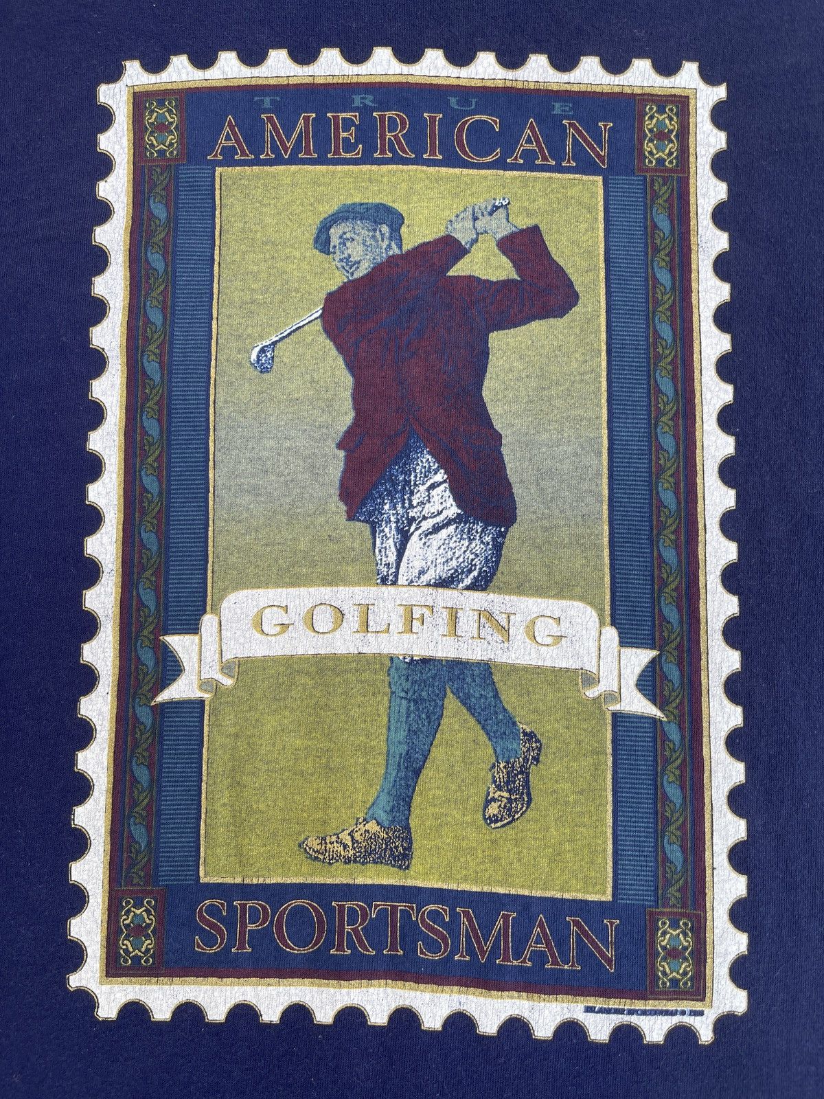 Vintage LastDrop🔥Rare🔥Vintage 90s American Sportsman Golfing T-Shirt Size US XL / EU 56 / 4 - 4 Thumbnail