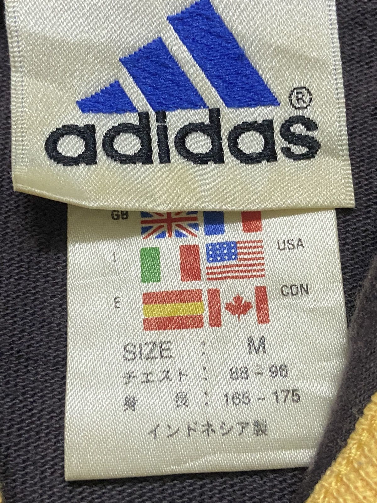 Adidas × Vintage Vintage Y2K Adidas Hoodie Sweatshirt Size US M / EU 48-50 / 2 - 5 Thumbnail