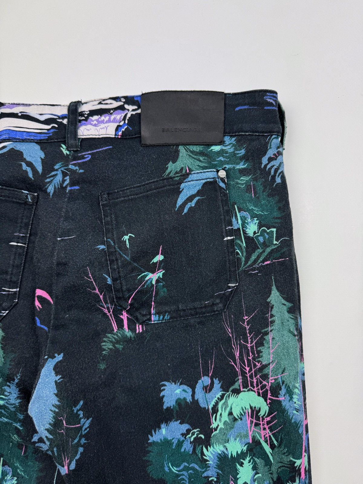 Balenciaga Balenciaga Forest Graphic Skinny Pants Size 26" / US 2 / IT 38 - 20 Thumbnail