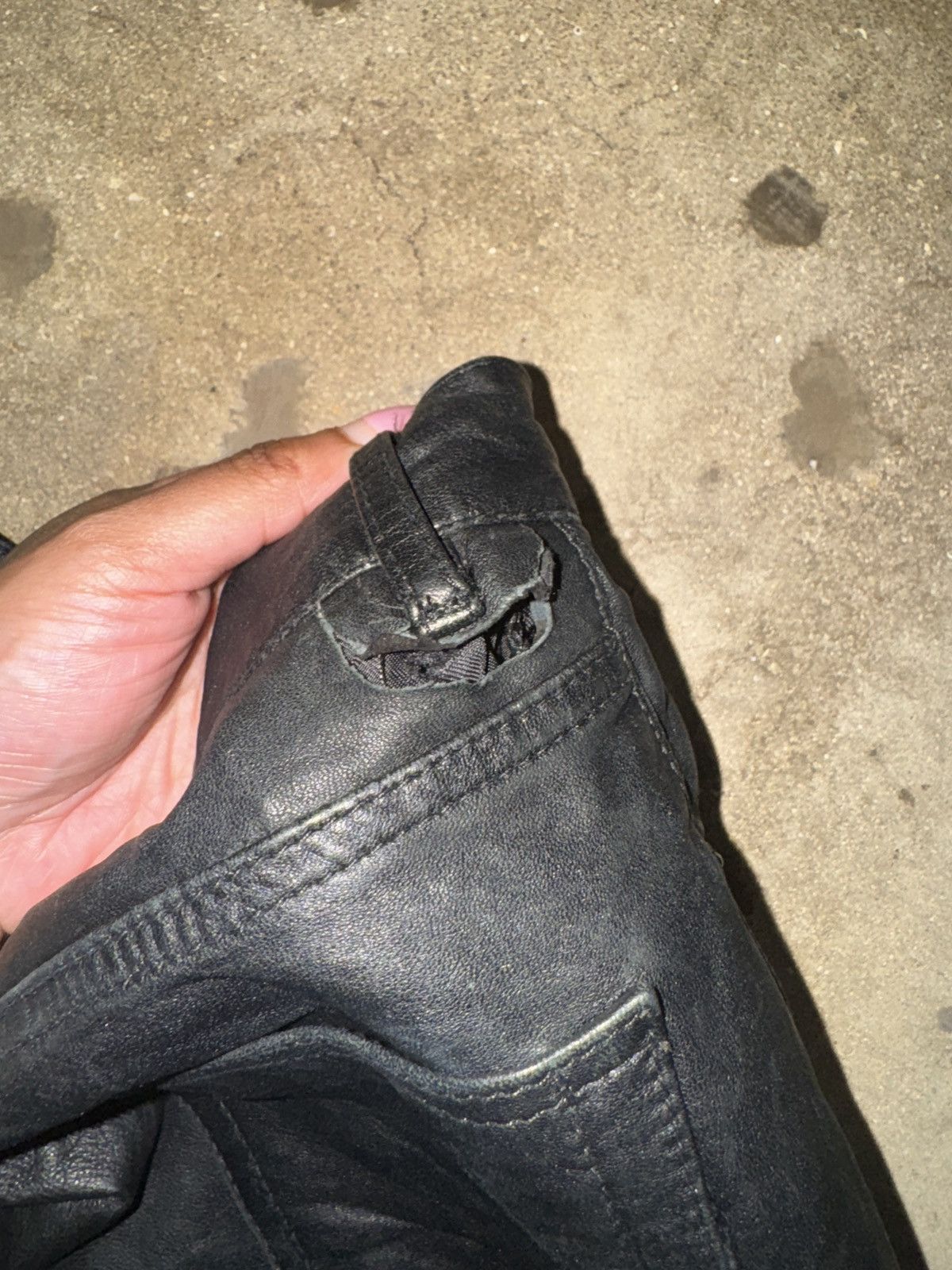 Helmut Lang × Vintage 1998 Helmut Lang Sheep Leather Pants Size 28" / US 6 / IT 42 - 9 Thumbnail