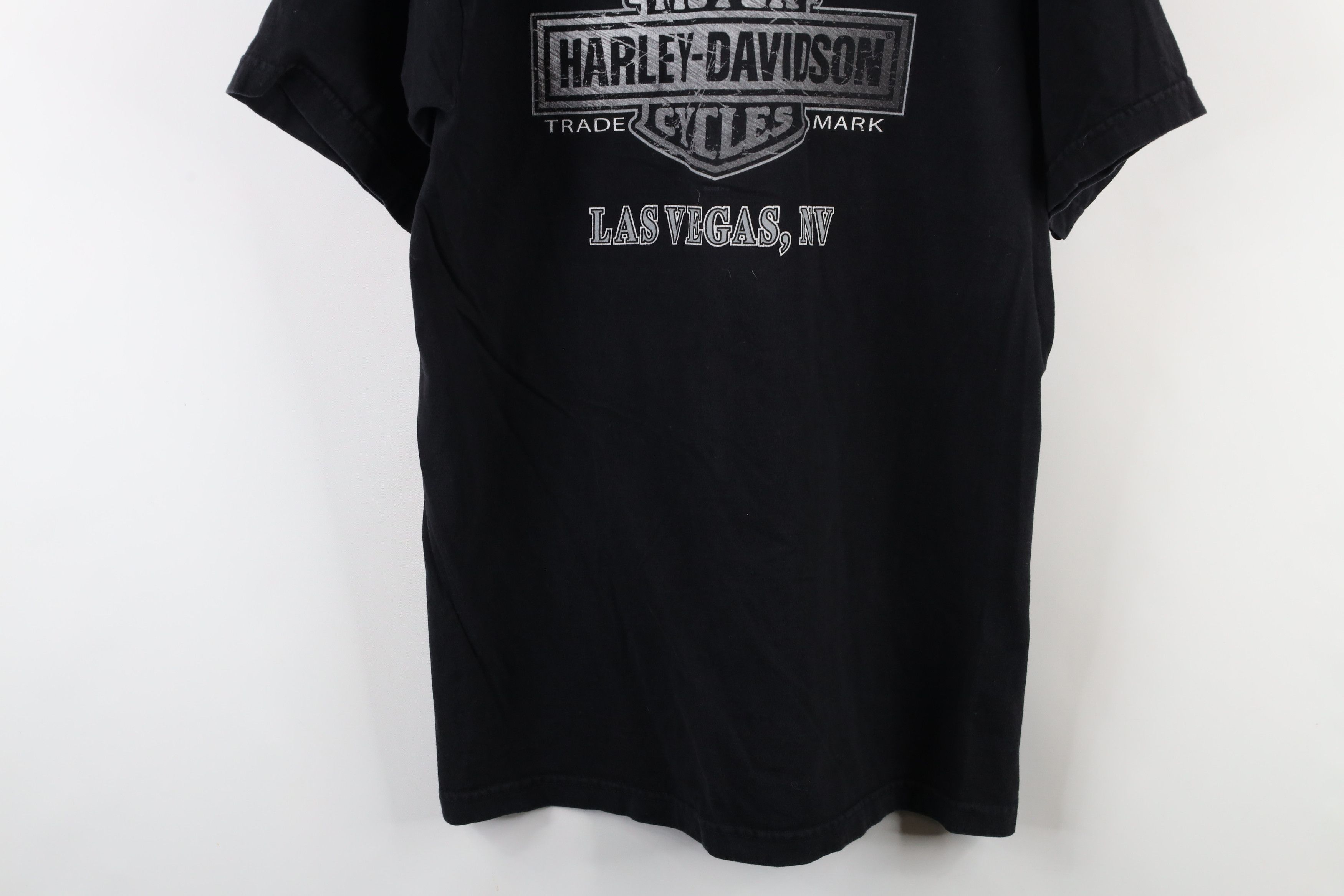 Harley Davidson × Vintage Vintage Y2K Harley Davidson Spell Old English T-Shirt USA Size US L / EU 52-54 / 3 - 12 Thumbnail