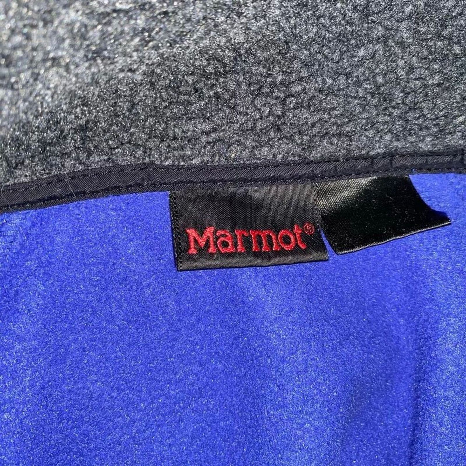 Marmot Marmot Royal Blue Vintage Front Zip Polartec Fleece | Sz M Size M / US 6-8 / IT 42-44 - 4 Thumbnail