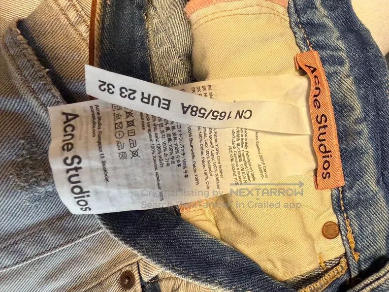 Acne Studios Acne Studios Straight-Leg Jeans Size US 32 / EU 48 - 3 Thumbnail