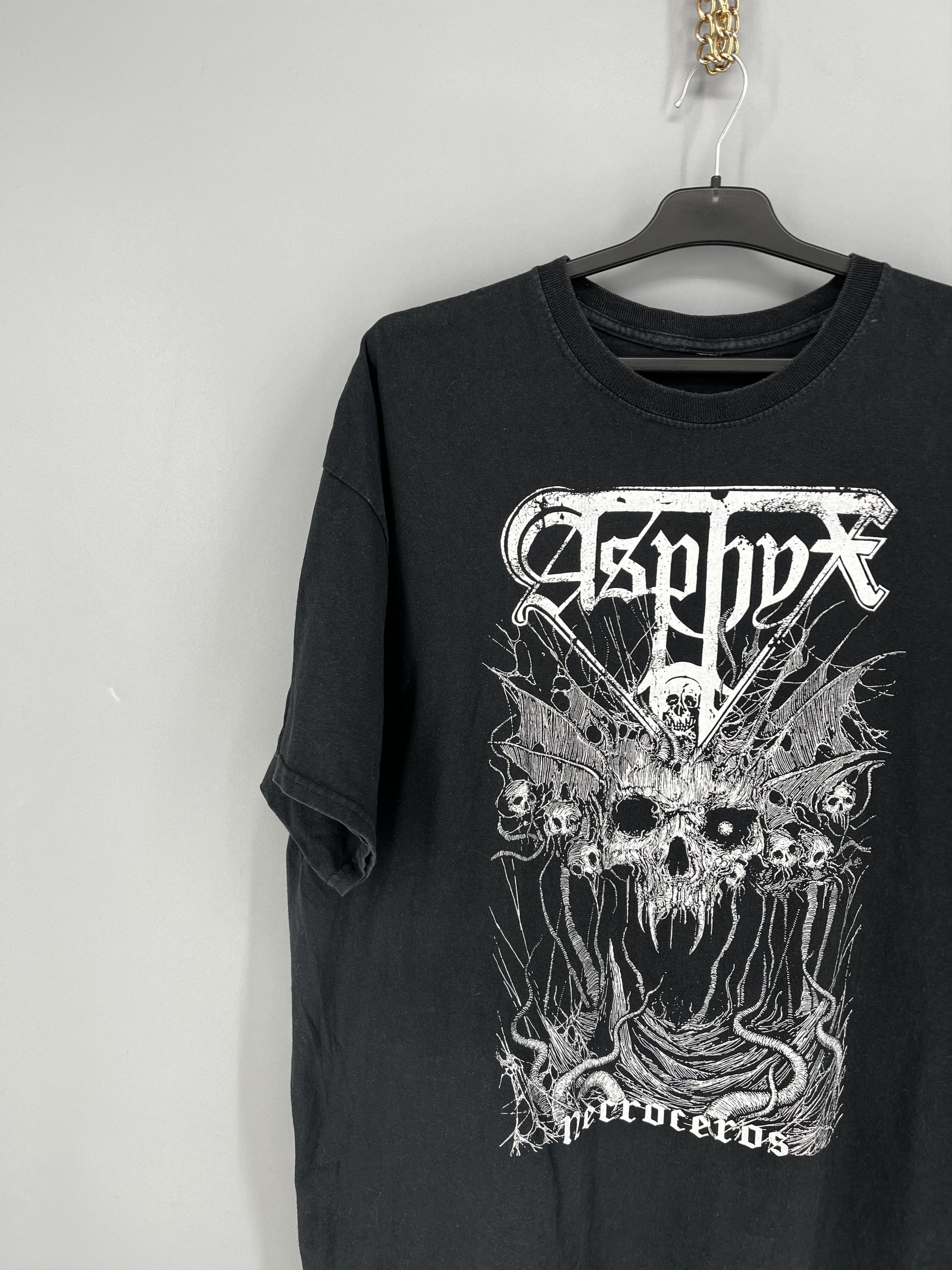 Band Tees Asphyx Crush the Cenotaph Death Metal Tee Size US M / EU 48-50 / 2 - 4 Thumbnail