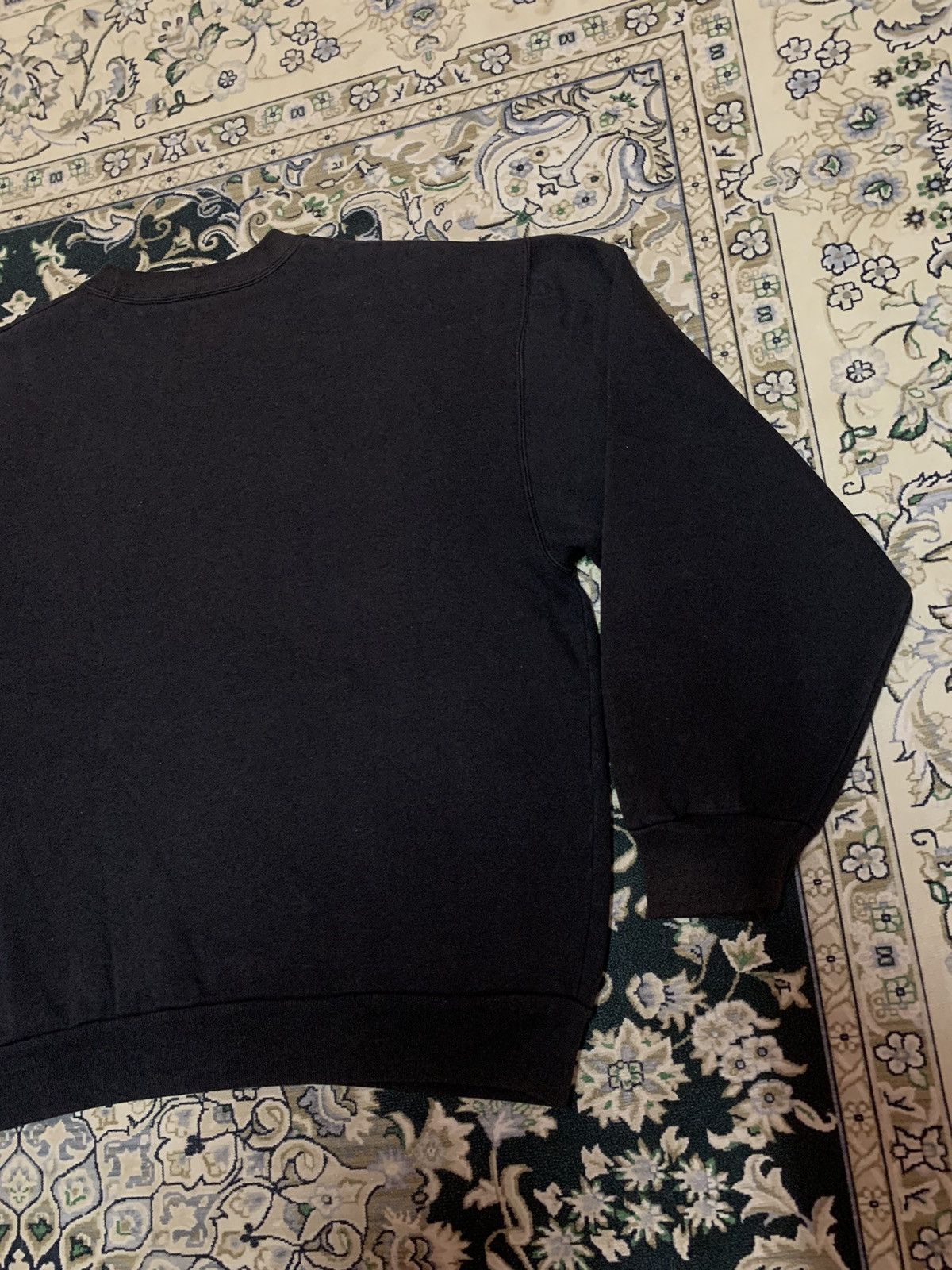 Nike × Vintage 90s NIKE BIG SWOOSH GREY TAG SWEATSHIRT Size US L / EU 52-54 / 3 - 10 Thumbnail