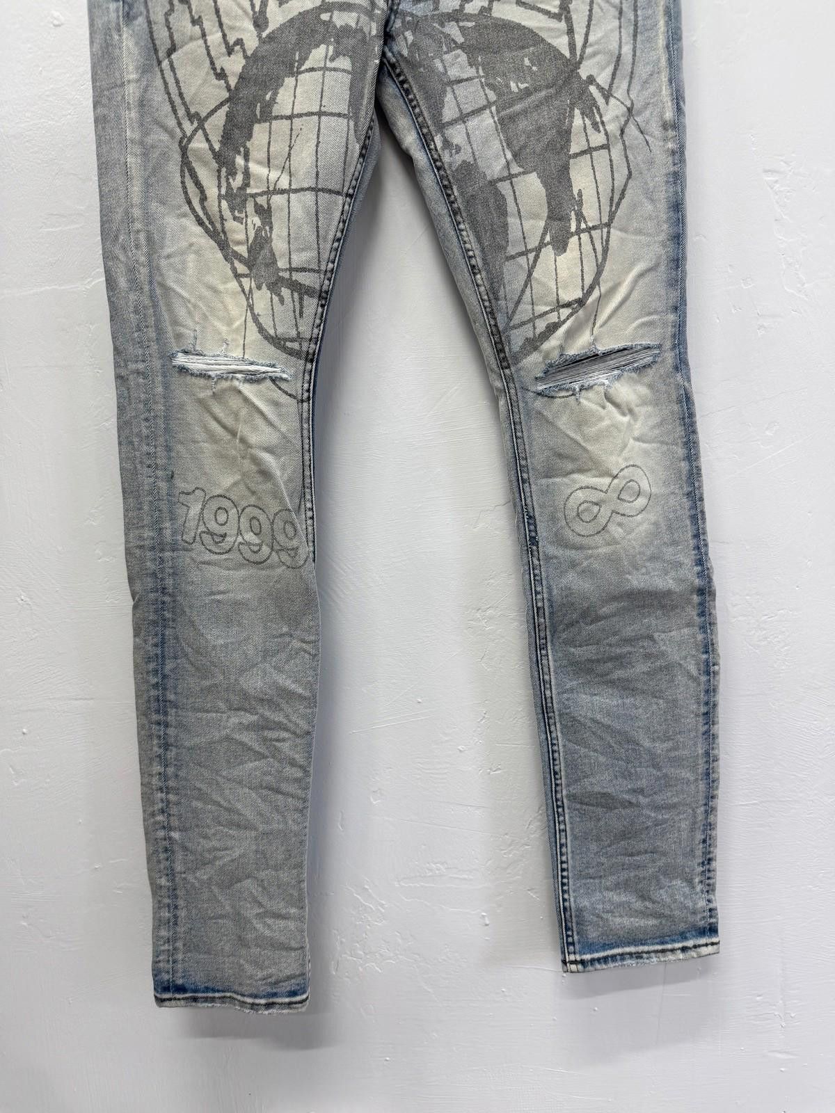 Ksubi new Ksubi mens denim jeans van winkle globe cycle blue 32 Size US 32 / EU 48 - 3 Thumbnail