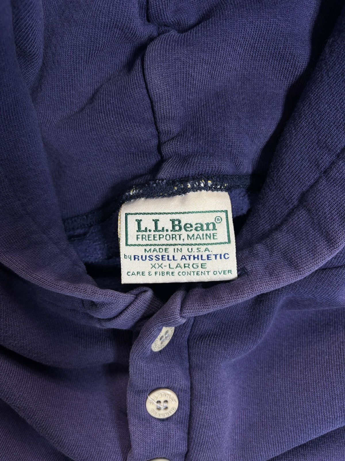L.L. Bean Vintage Sweatshirt Russell Henley Pullover Faded Thrashed Size US S / EU 44-46 / 1 - 5 Thumbnail