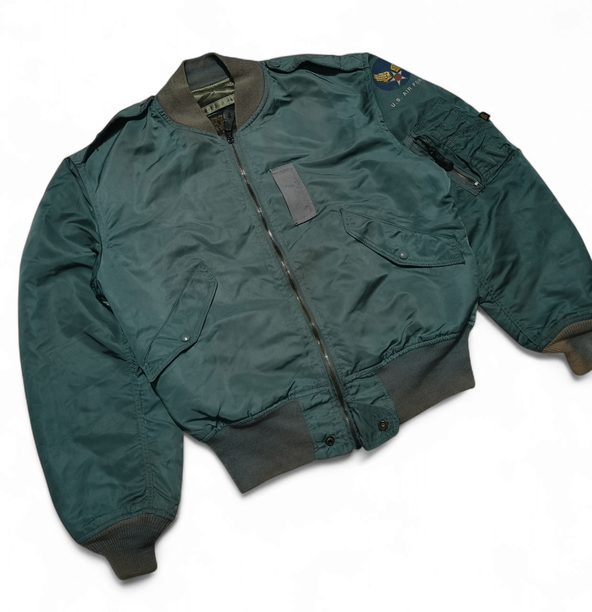 Alpha Industries Vintage Alpha Industries L-2B USA Air Force Flight Jacket Size US L / EU 52-54 / 3 - 2 Thumbnail