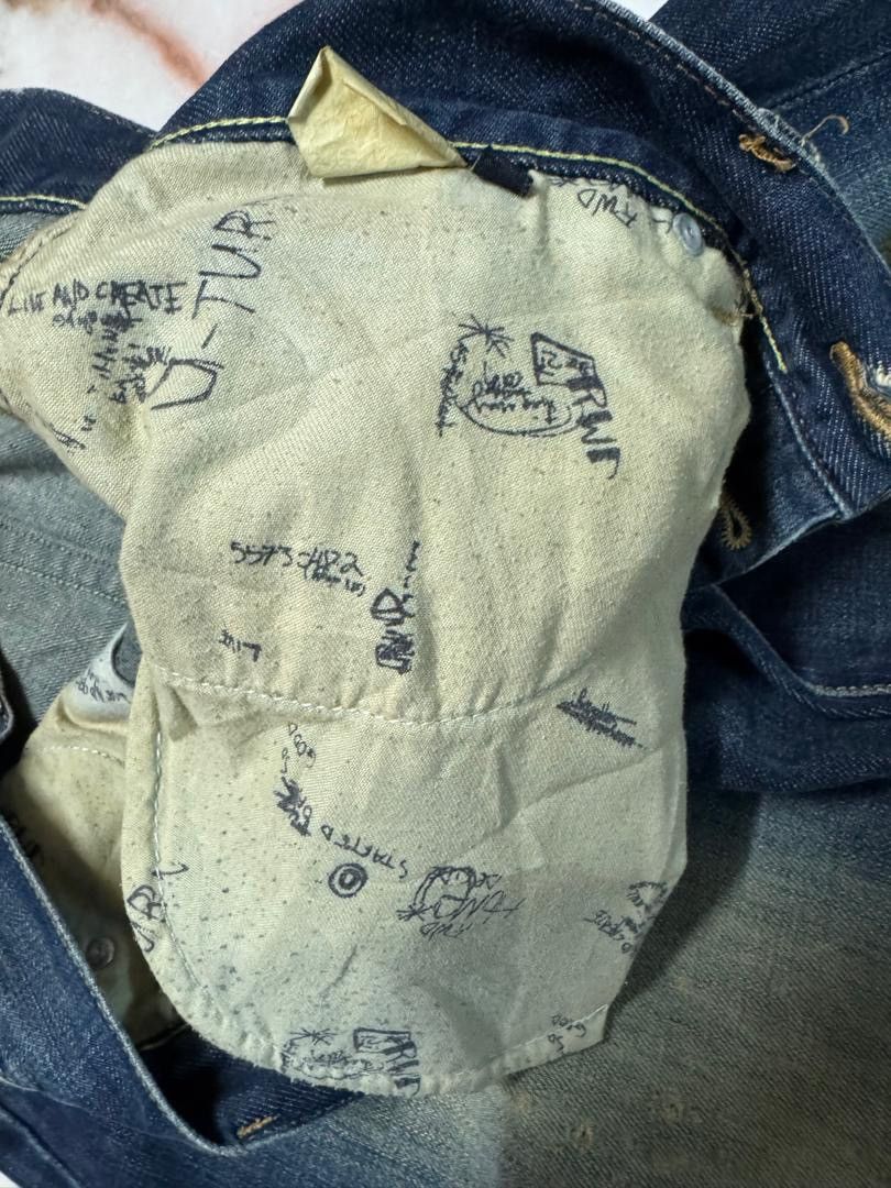 Vintage FLARE 90s Insane Japanese Rafter Rusty Mudwash Distressed Size US 31 - 14 Thumbnail