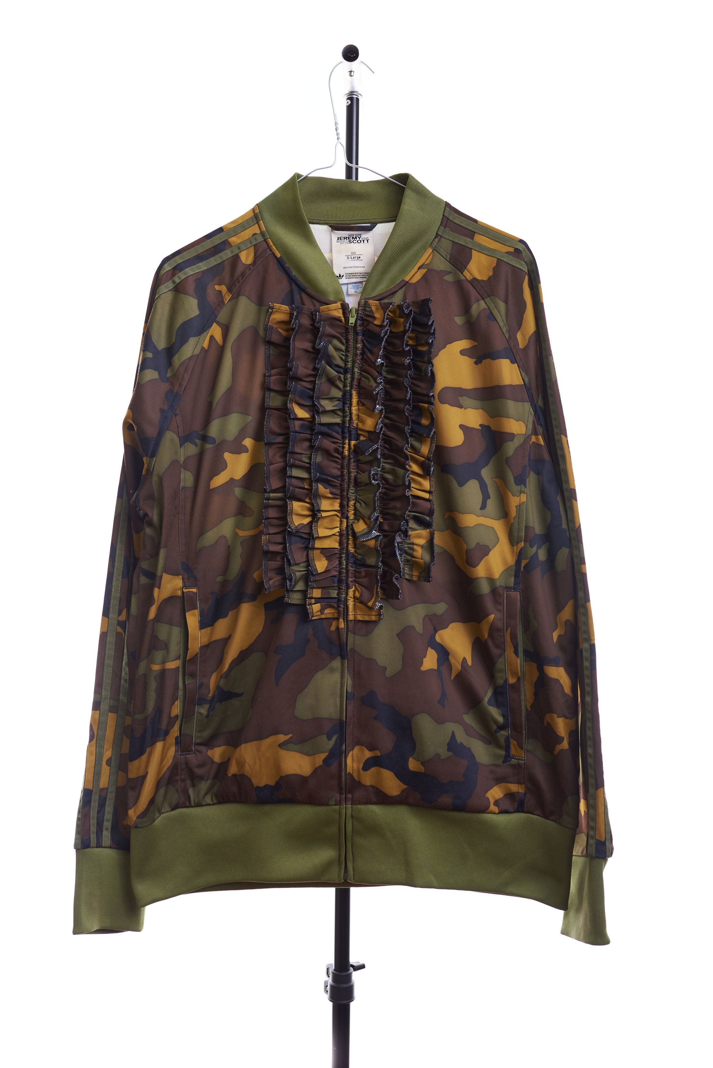 Adidas × Jeremy Scott EXTREMELY RARE Adidas x JEREMY SCOTT Track Jacket Camo Size US XL / EU 56 / 4 - 2 Thumbnail
