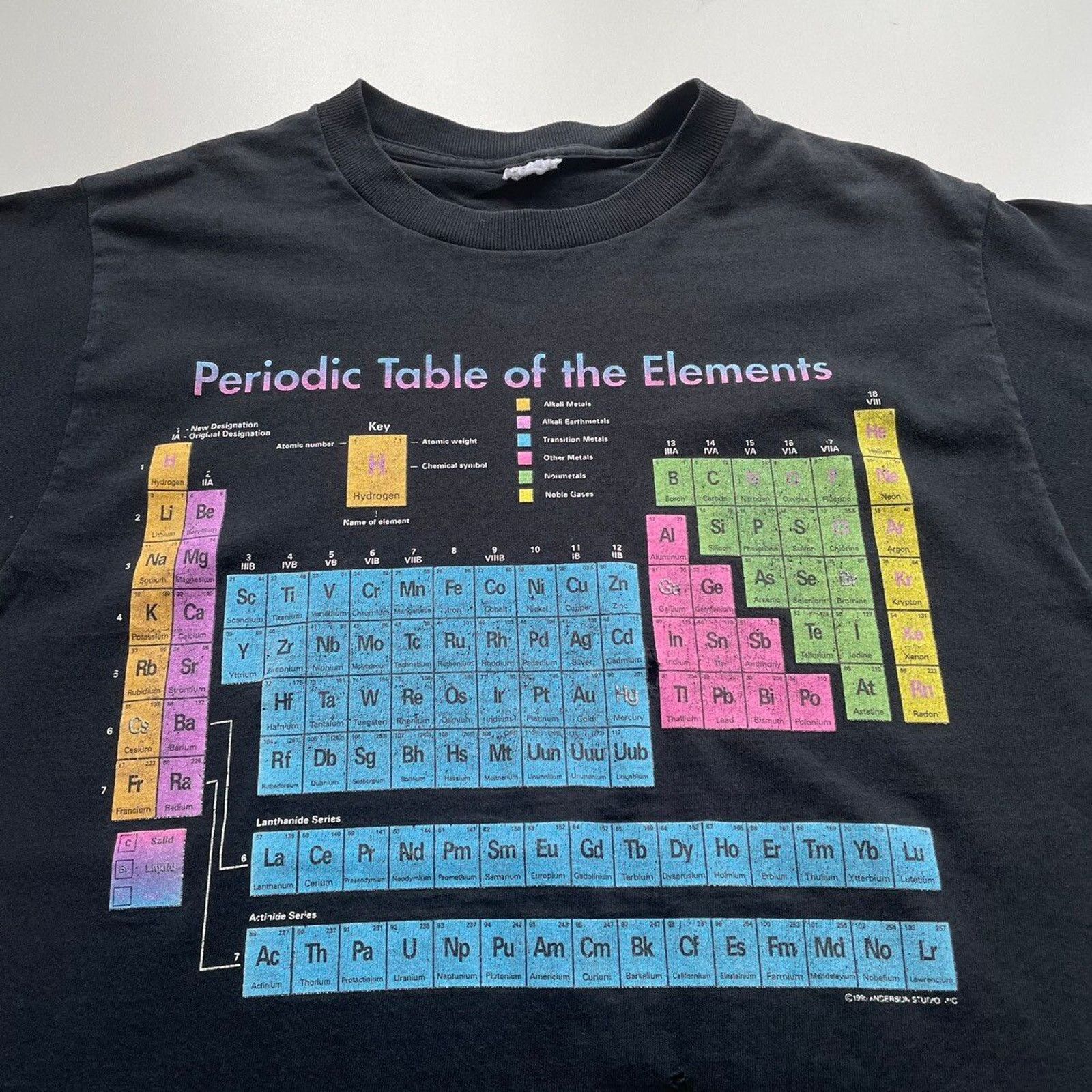 Arts & Science Vintage Y2K Periodic Tables Science Art T Shirt Medium Rare Size US M / EU 48-50 / 2 - 2 Thumbnail