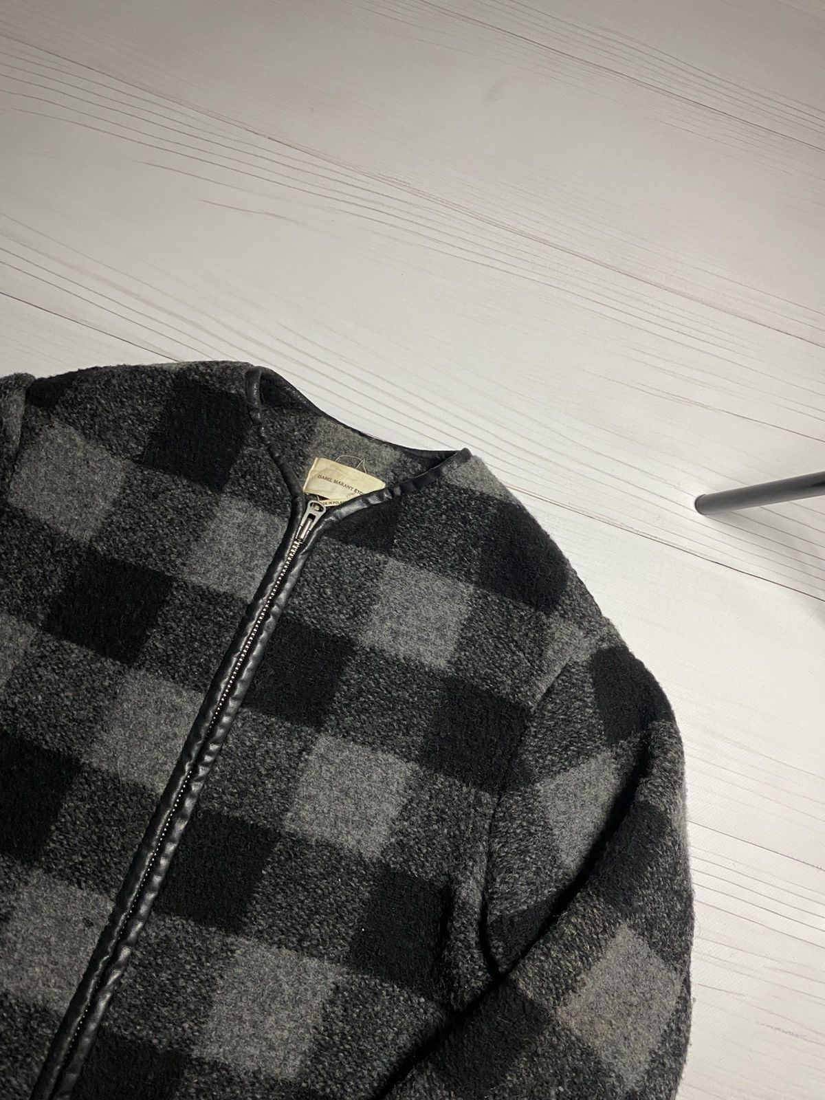 Isabel Marant Etoile Isabel Marant Etoile Plaid wool black/grey jacket Size US M / EU 48-50 / 2 - 7 Thumbnail
